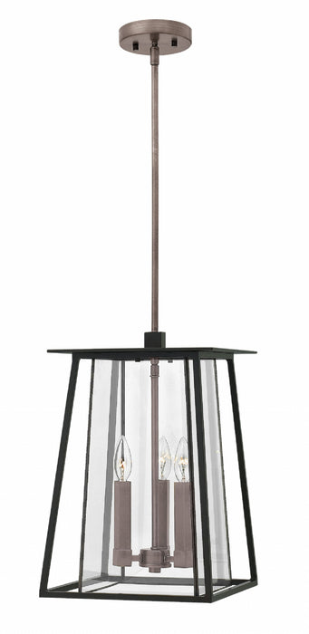 Hinkley 2102-LL Walker 3-lt 12" LED Outdoor Pendant