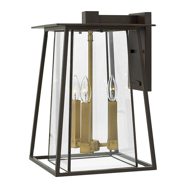 Hinkley 2105 Walker 3-lt 18" Tall LED Outdoor Wall Light
