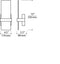 Tech 700WSMUR Mura 13" Tall LED Wall Light