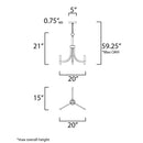 Maxim 21523 Lyndon 3-lt 20" Chandelier