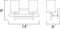 Maxim 2152 Tetra 2-lt 14" Bath Vanity