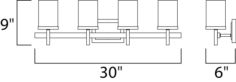 Maxim 2154 Tetra 4-lt 30" Bath Vanity