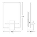Hubbardton Forge 217510 Aperture 1-lt 13" Tall Wall Sconce