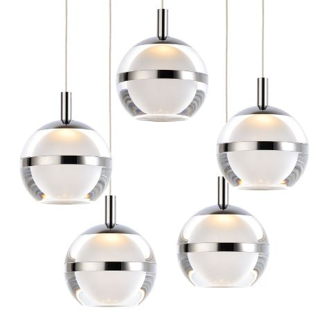ET2 E24595 Swank 5-lt LED Pendant