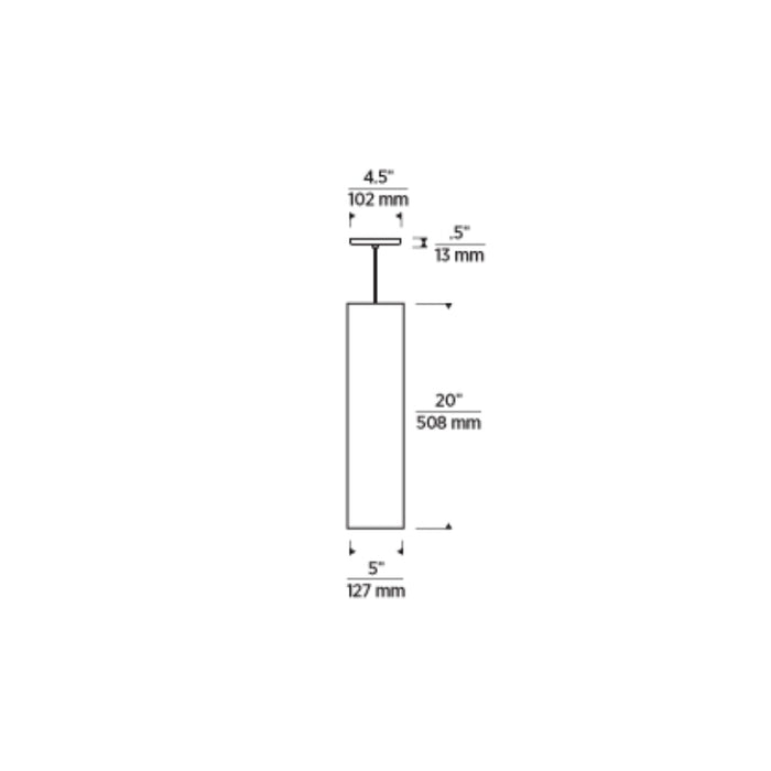 Tech 700TDPPRGP Piper Grande 5" LED Pendant