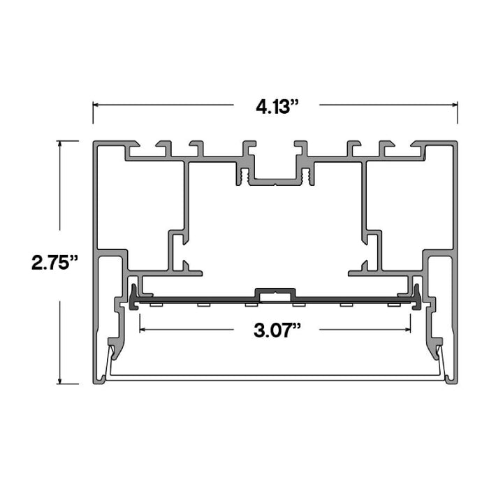 Core ALP400N 49" LED Surface/Suspended/Recessed Mount Profile