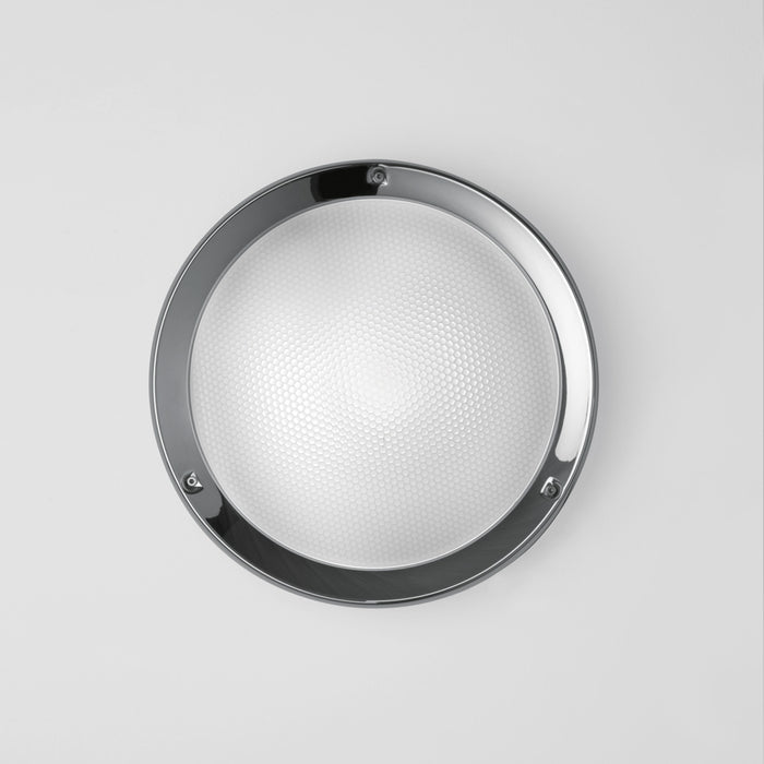 Artemide Niki Outdoor Wall/Ceiling Light - w/ Prismatic Glass Diffuser