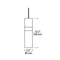 Tech 700MPMAN Manette 1-lt 4" LED Pendant with Monopoint Canopy