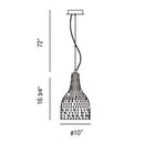 Eurofase 22904 Altima 1-lt 10" Pendant
