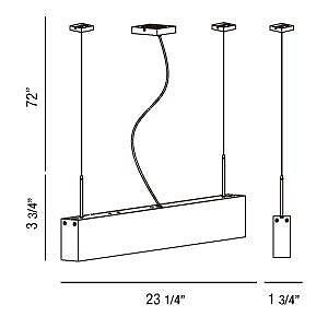 Eurofase 22998 Anello 1-lt 23" Small Convertible Pendant