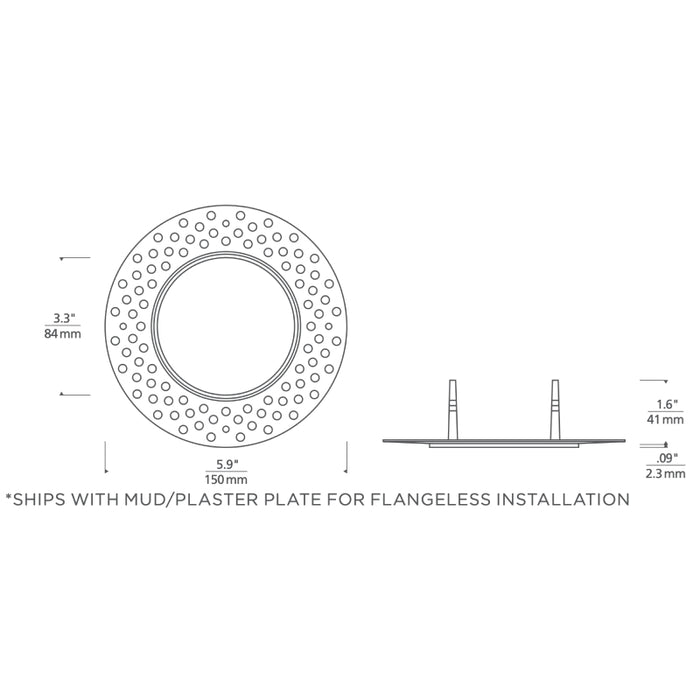 Entra  EN3R3" LED Adjustable Downlight Housing, High Output