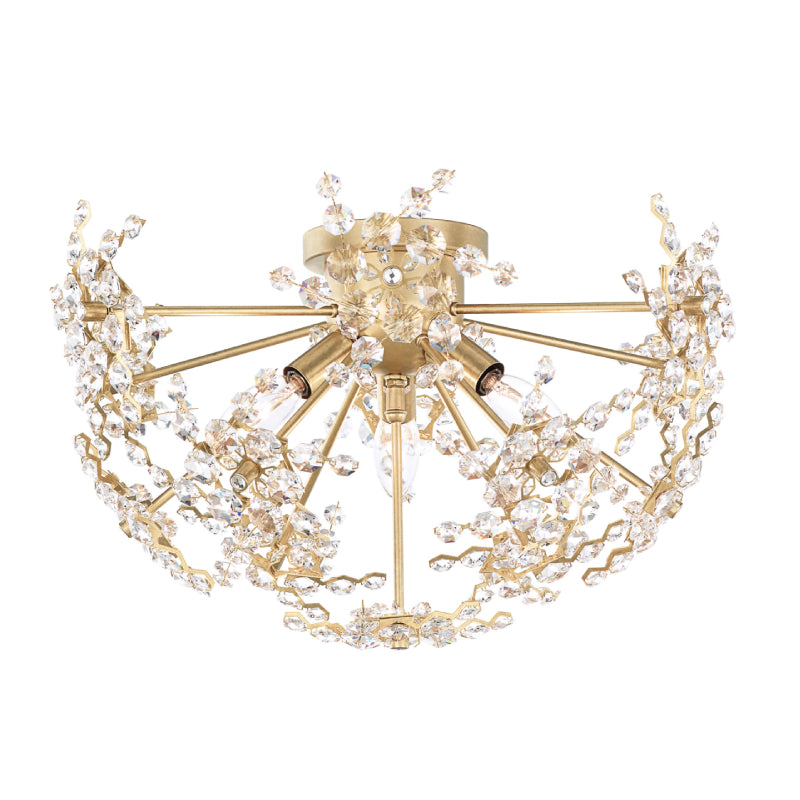 Schonbek DN1218 Esteracae 3-lt 18" Semi-Flush Mount