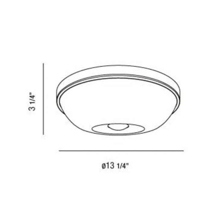 Eurofase 23021 Motion 1-lt 13" Flush Mount