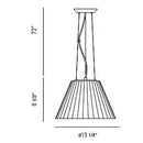 Eurofase 23067 Ribo 1-lt 13" Small Pendant