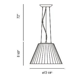 Eurofase 23067 Ribo 1-lt 13" Small Pendant