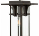 Hinkley 2322 Manhattan 1-lt 11" LED Outdoor Pendant with Clear Beveled Glass