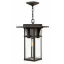 Hinkley 2322 Manhattan 1-lt 11" LED Outdoor Pendant with Clear Beveled Glass
