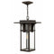 Hinkley 2322 Manhattan 1-lt 11" LED Outdoor Pendant with Clear Beveled Glass