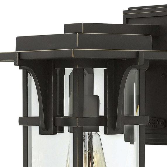 Hinkley 2324 Manhattan 1-lt 15" Tall LED Outdoor Wall Light