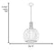 Access 23435 Chuki 1-lt Metal Ribbed Pendant