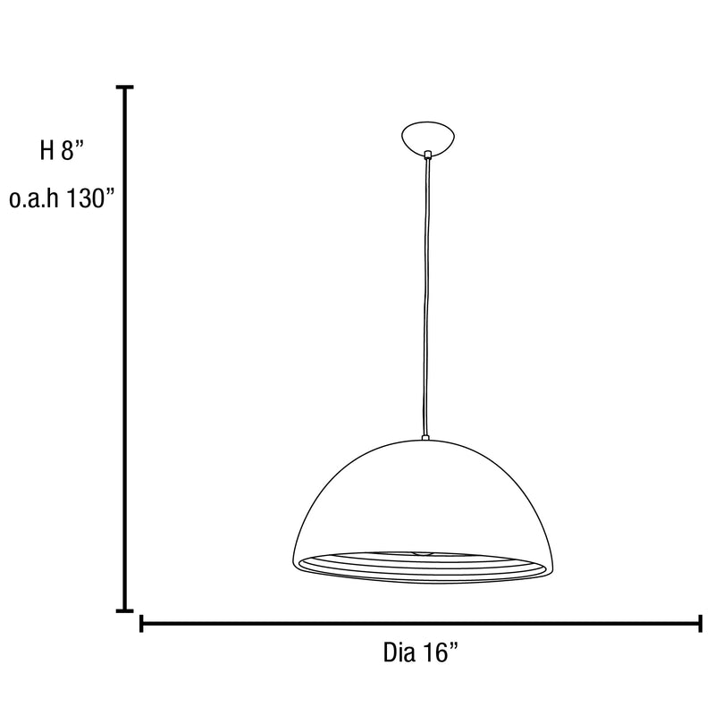 Access 23767 Astro 1-lt Dome Pendant