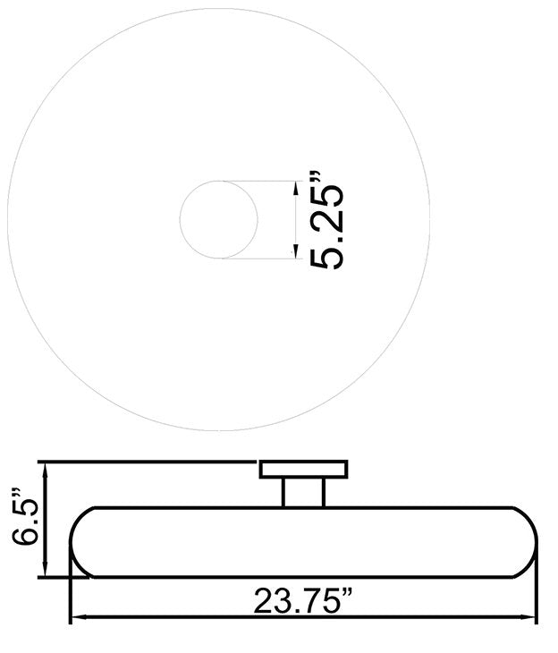 Access 23881 Bistro 23.75" Wide Round Colored LED Flush Mount