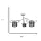 Access 23924 Prizm 3-lt Semi-Flushmount