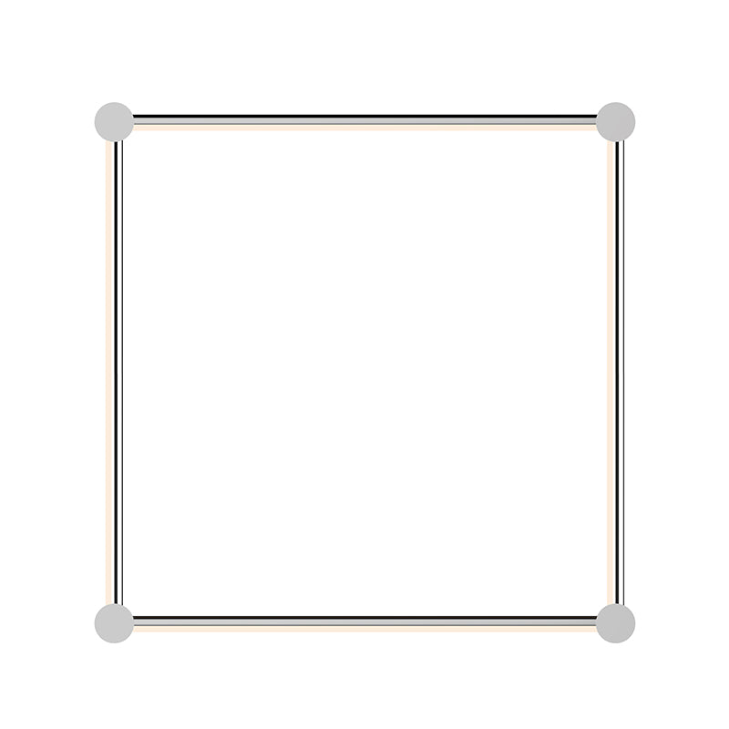 Sonneman Purolinear 360 4-lt 25" Square LED Wall Bar