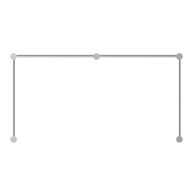 Sonneman Purolinear 360 4-lt 49" Double N LED Wall Bar