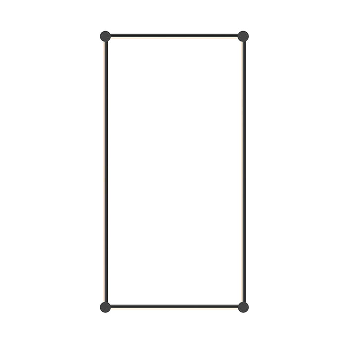 Sonneman Purolinear 360 2-lt 25" Rectangle LED Wall Bar