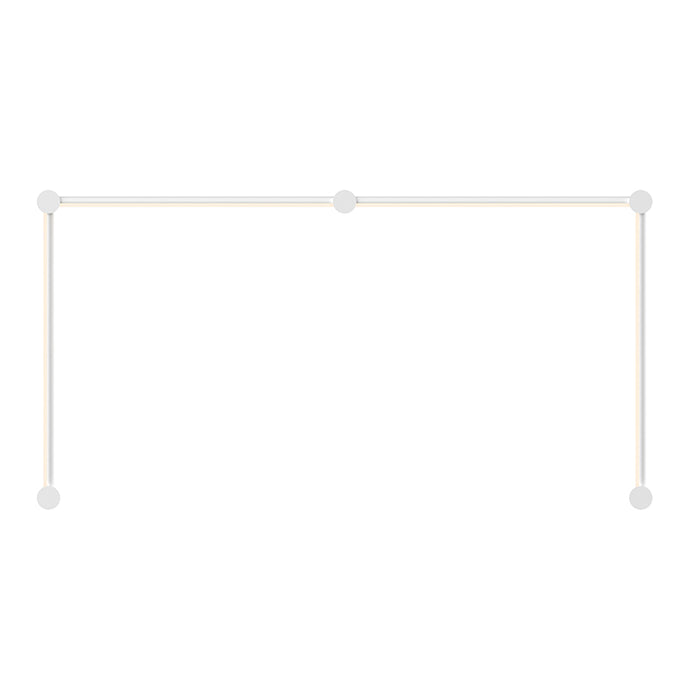 Sonneman Purolinear 360 4-lt 49" Double N LED Wall Bar