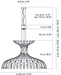Bover Dome 180 1-lt 72" LED Pendant