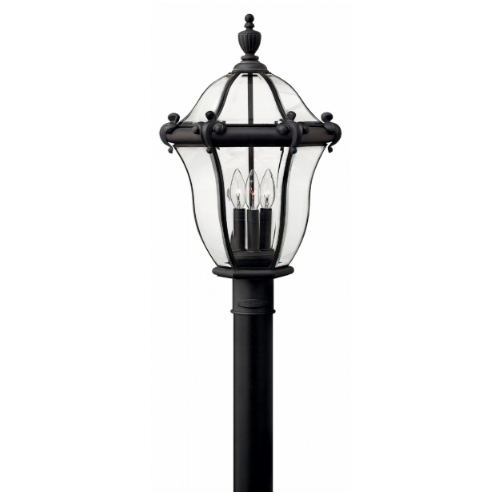 Hinkley 2441 San Clemente 3-lt 22" Tall LED Wide Outdoor Post Light
