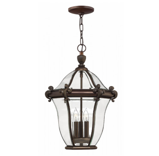 Hinkley 2442 San Clemente 3-lt 14" LED Outdoor Pendant