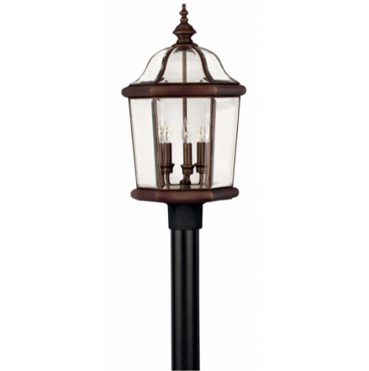 Hinkley 2451 Augusta 3-lt 23" Tall LED Outdoor Post Light