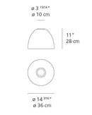 Artemide Nur Mini LED Ceiling Light