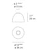 Artemide Nur Mini LED Ceiling Light