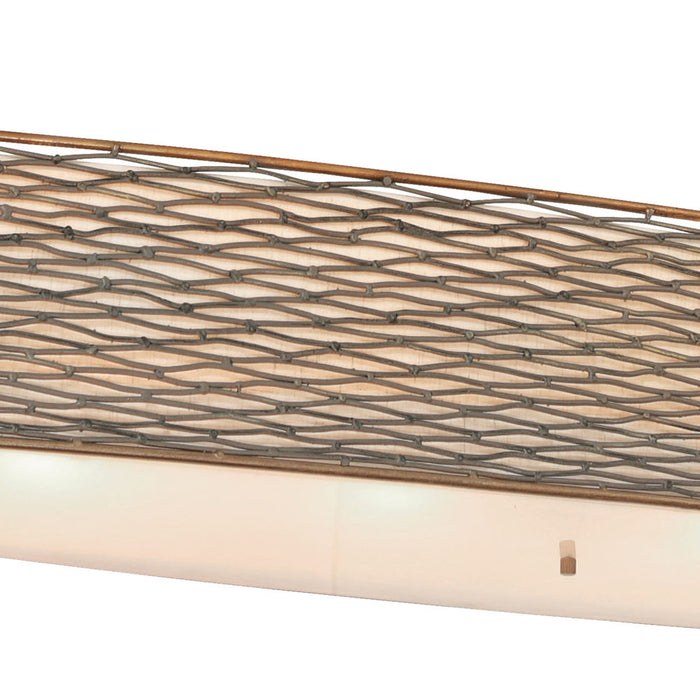 Varaluz 247N04 Flow 4-lt 36" Oval Linear Pendant