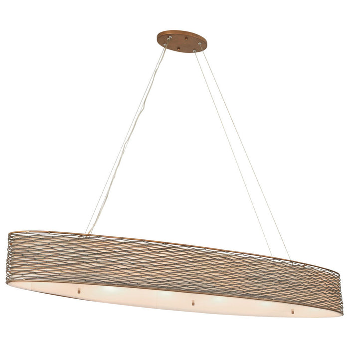 Varaluz 247N06 Flow 6-lt 48" Oval Linear Pendant