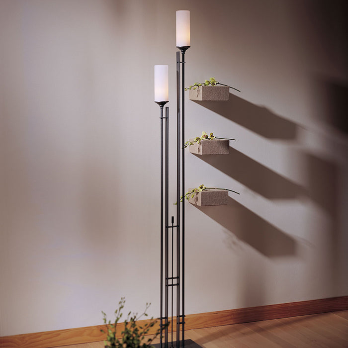 Hubbardton Forge 248416 Metra Twin Tall 2-lt 75" Tall Floor Lamp