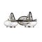 Millennium 1612 2-lt 18" Bath Vanity