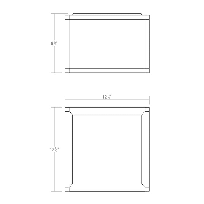 Sonneman 24Z0008 Cubix 1-lt 13" Medium LED Surface Mount