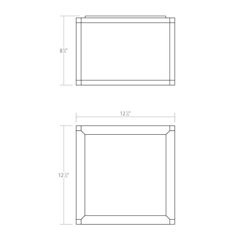 Sonneman 24Z0008 Cubix 1-lt 13" Medium LED Surface Mount
