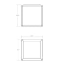 Sonneman 24Z0009 Cubix 1-lt 13" Tall LED Surface Mount