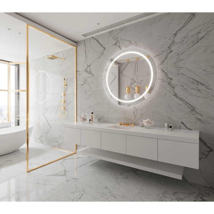 Paris Mirror Harmony Round 44 x 44 Round LED Illuminated Mirror, RGBW