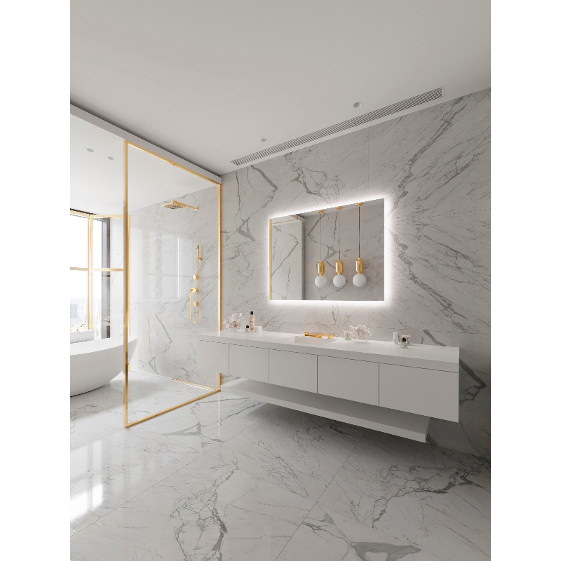 Paris Mirror Original 48 x 35 Rectangle LED Backlit Mirror — LBC Lighting