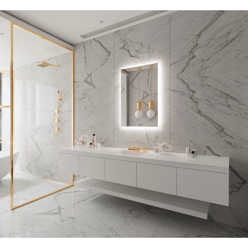 Paris Mirror Original 20 x 28 Rectangle LED Backlit Mirror, CCT Selectable