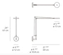 Artemide Demetra LED Wall Light