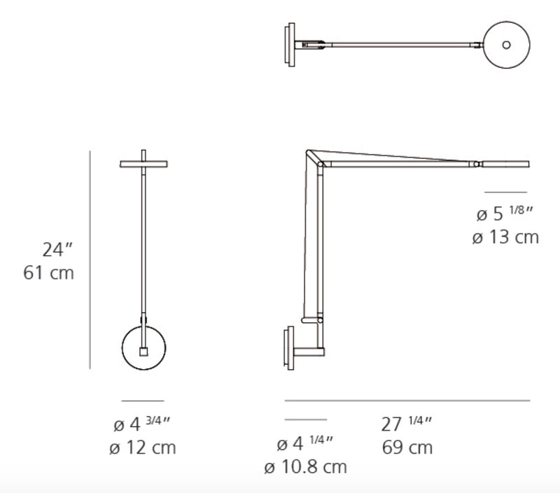 Artemide Demetra LED Wall Light