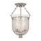 Hudson Valley 251 Hampton 3-lt Semi Flush, Diamond Cut Glass